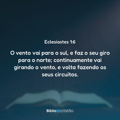 Eclesiastes 1:6