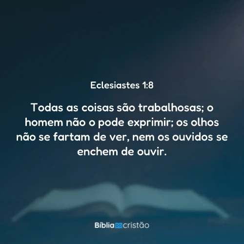 Eclesiastes 1:8