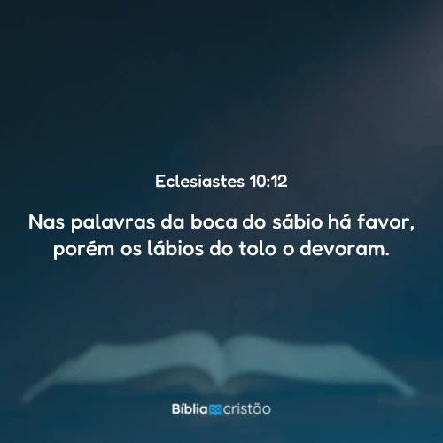 Eclesiastes 10:12