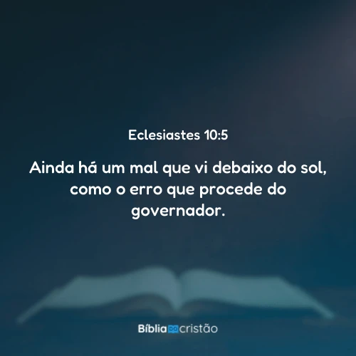 Eclesiastes 10:5