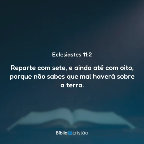 Eclesiastes 11:2