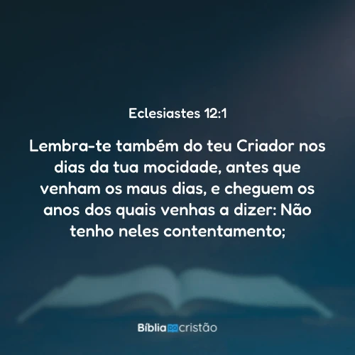 Eclesiastes 12:1
