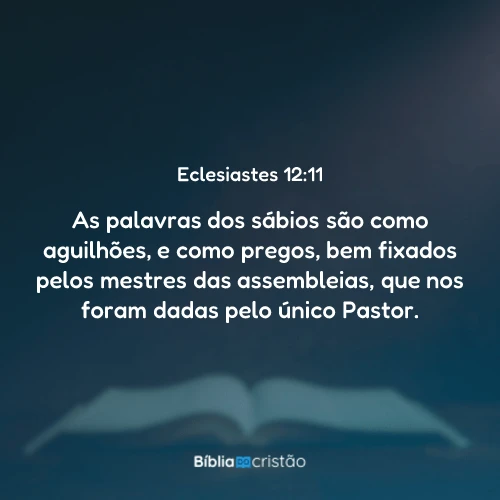 Eclesiastes 12:11