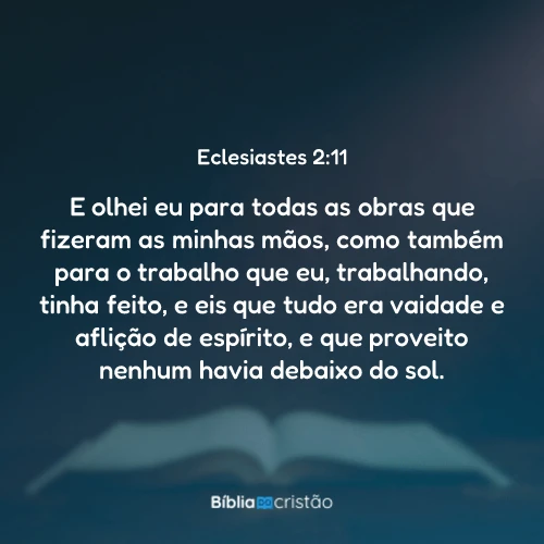Eclesiastes 2:11