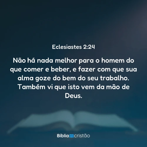 Eclesiastes 2:24