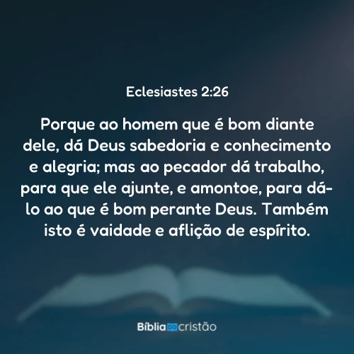 Eclesiastes 2:26