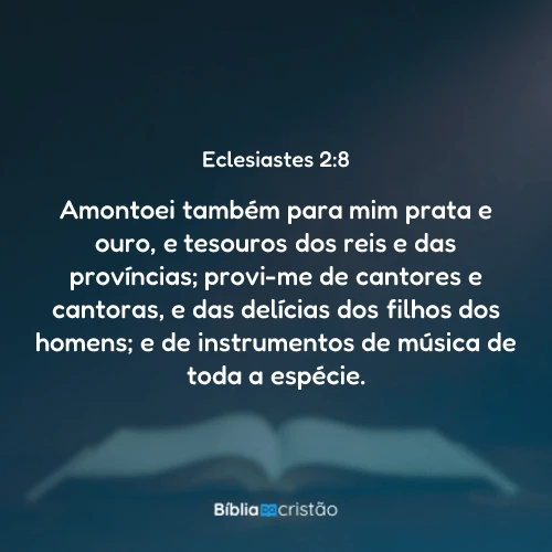 Eclesiastes 2:8