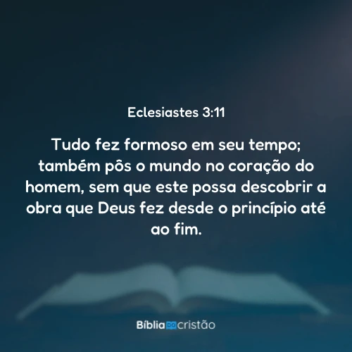 Eclesiastes 3:11