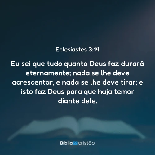 Eclesiastes 3:14