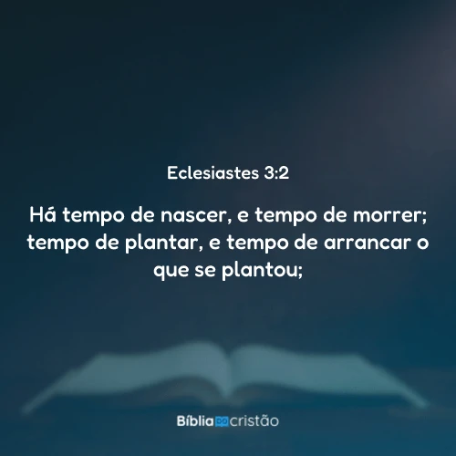 Eclesiastes 3:2