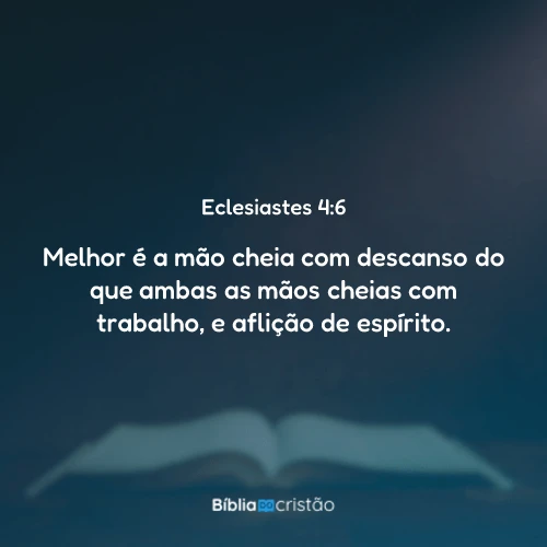 Eclesiastes 4:6