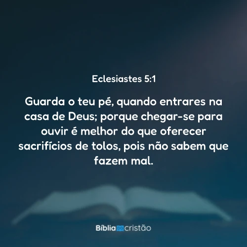 Eclesiastes 5:1