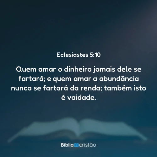 Eclesiastes 5:10