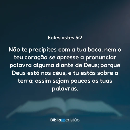 Eclesiastes 5:2