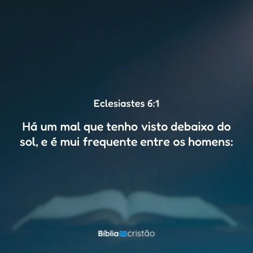 Eclesiastes 6:1