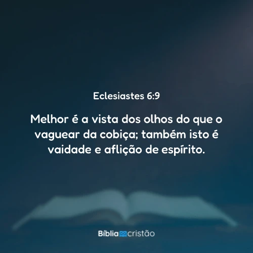Eclesiastes 6:9