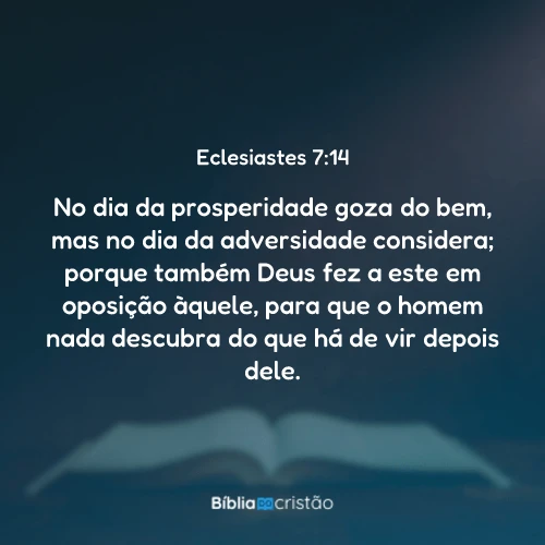 Eclesiastes 7:14