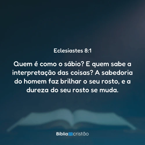 Eclesiastes 8:1