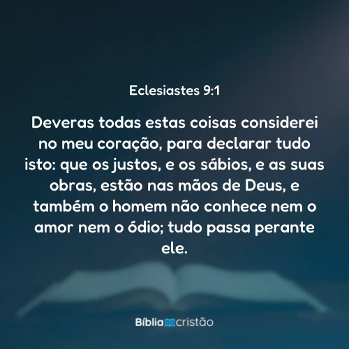 Eclesiastes 9:1