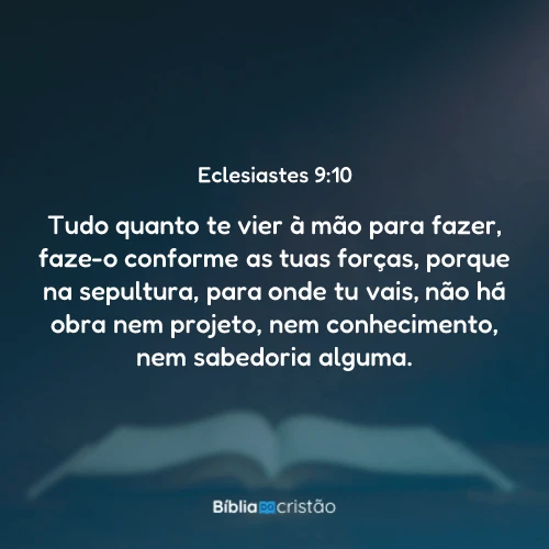 Eclesiastes 9:10