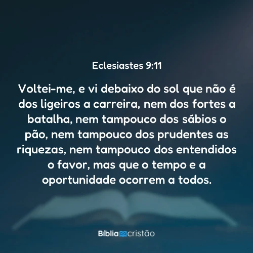 Eclesiastes 9:11