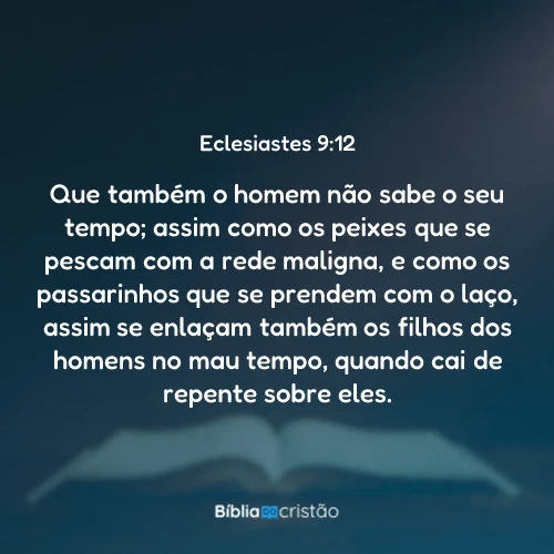 Eclesiastes 9:12