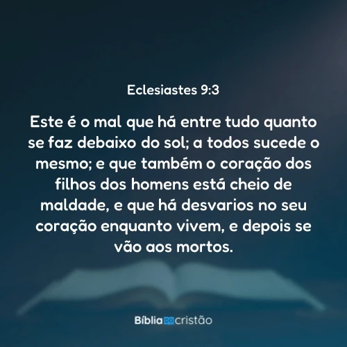 Eclesiastes 9:3