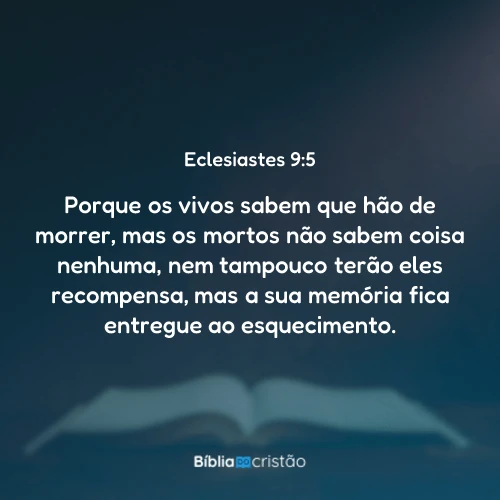 Eclesiastes 9:5