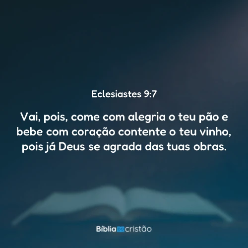 Eclesiastes 9:7