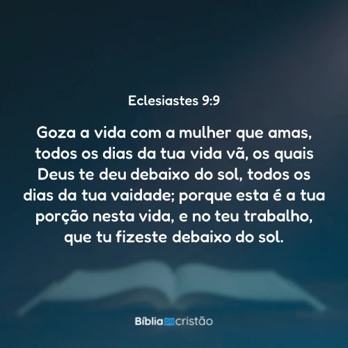 Eclesiastes 9:9