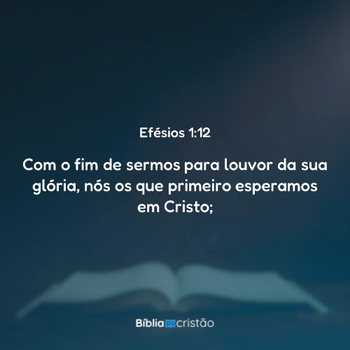 Efésios 1:12
