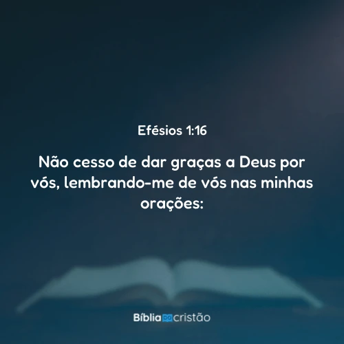 Efésios 1:16