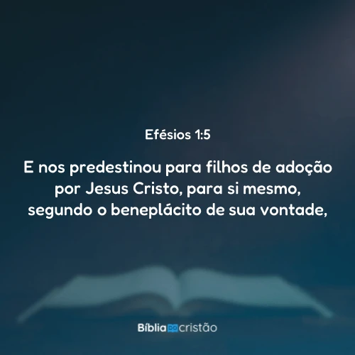 Efésios 1:5