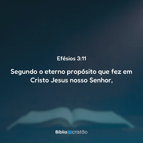 Efésios 3:11