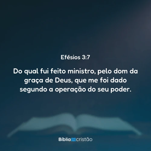 Efésios 3:7