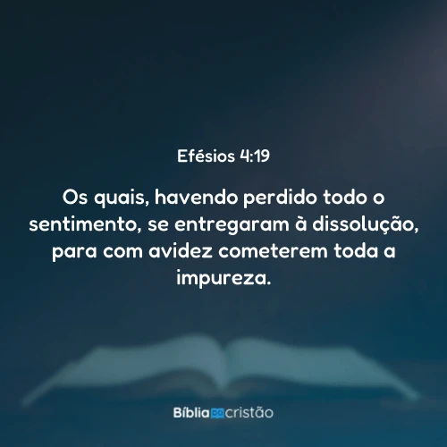 Efésios 4:19