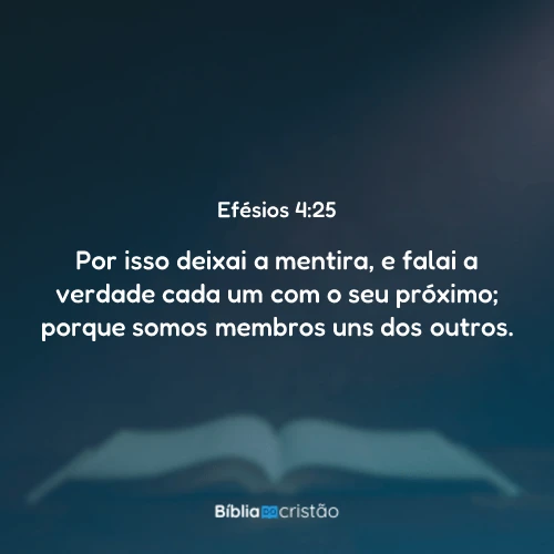 Efésios 4:25