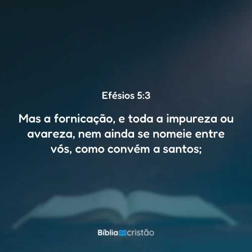 Efésios 5:3