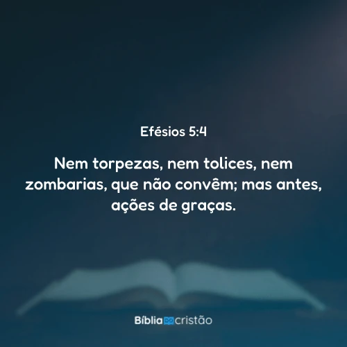 Efésios 5:4