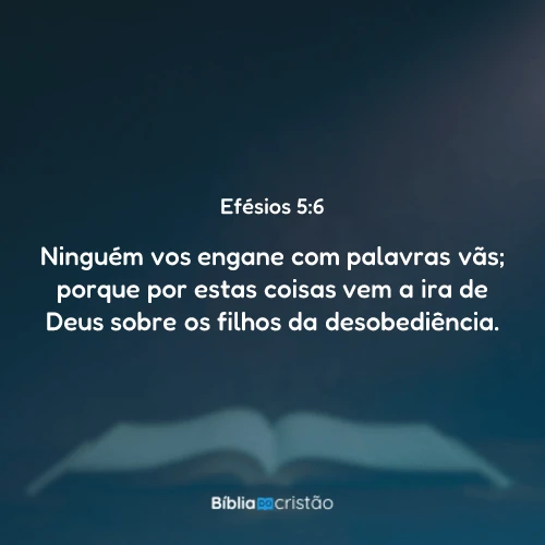 Efésios 5:6