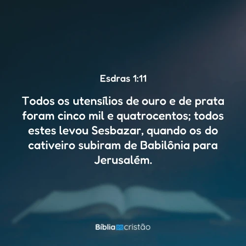 Esdras 1:11