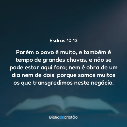 Esdras 10:13