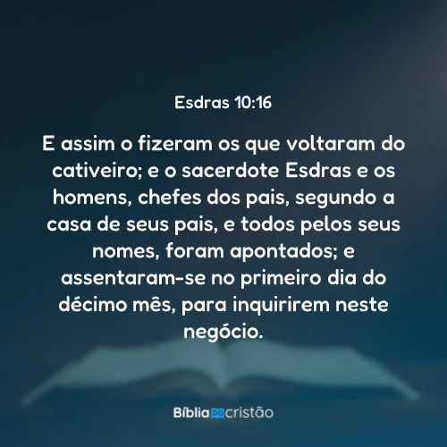 Esdras 10:16