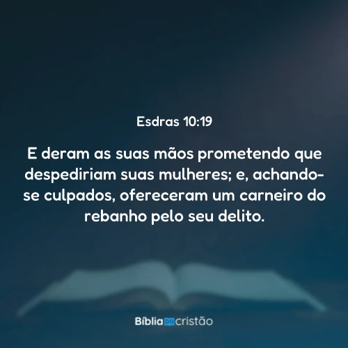 Esdras 10:19