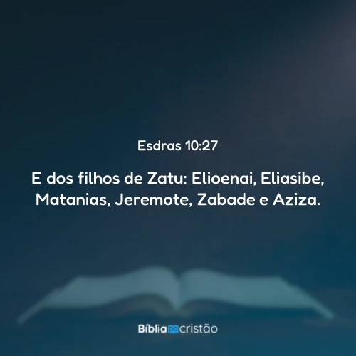 Esdras 10:27
