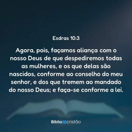 Esdras 10:3