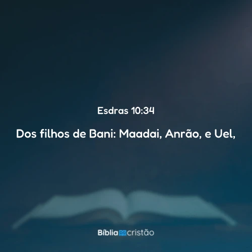 Esdras 10:34