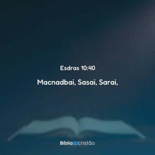 Esdras 10:40