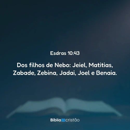 Esdras 10:43