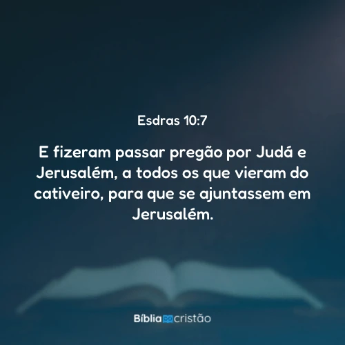 Esdras 10:7